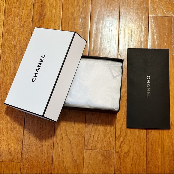 Chanel Gift Box w/ Chanel Envelope • Small • Tissue Paper + Filling Included - Picture 7 of 15